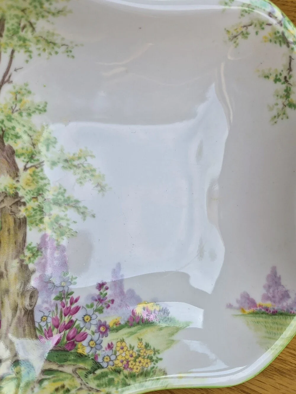 Vintage 1930s Royal Albert Dish Greenwood Tree